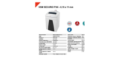 HSM SECURIO - Document Shredder - Datasheet