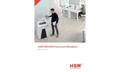 HSM SECURIO - Document Shredders Product Overview - Brochure