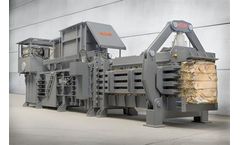 HSM - Model VK 15020 - 55+55 kW Frequency-Controlled Compacting Channel Baling Presses