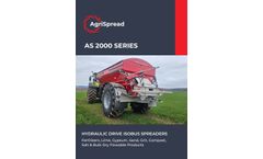 Agrispread - Model AS2000 Series - Precision Spreader - Brochure