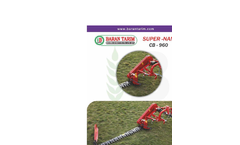 Baran-Tarim - Model CB-960 - Double Bar Sickle Mower Brochure