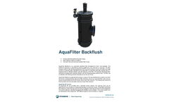 AquaFilter - Automatic Backflush Filter - Datasheet