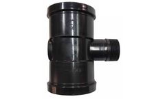 Dear Deer - Model AJ-203 - ABS Black T Fitting Assemble In Sprinkler Hose Irrigation System