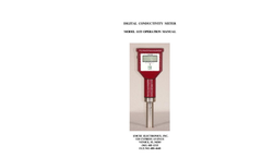 Model 1153 - Digital Conductivity Meter - Manual