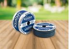 Brico AQUATAPE - Thin-walled Blue Striped Polyethylene Black Tape