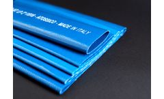 AQUAFLAT - Single Layer Lay Flat PVC Pipe with Reinforced Polyester Mesh