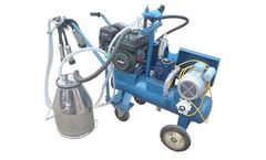 Model PM-07 - Gasoline & Electric Vacuum Pump Type Single-Cow Milking Machine