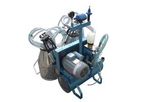 Model SM-01 Iron - Vacuum Pump Type Bucket Milking Machine