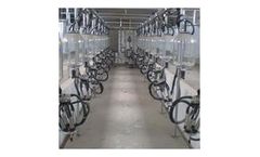 Model 2×4/8, 2×5/10, 2×6/12, 2×7/14, 2×8/16… 2×14/ 28 - Measuring Bottle Type Herringbone Milking Parlor