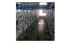 Model 2×4/8, 2×5/10, 2×6/12, 2×7/14, 2×8/16… 2×14/ 28 - Electronic Milk Meter Type Herringbone Milking Parlor