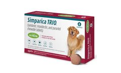 Simparica Trio - Sarolaner, Moxidectin, and Pyrantel Chewable Tablet