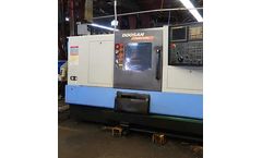 Doosan Puma - Model 240MC W/LNS Bar Feeder W - Fanuc Control Horizontal Machining Center
