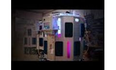 Algae Photobioreactor Time-Lapse Scale-Up by Industrial Plankton - Video