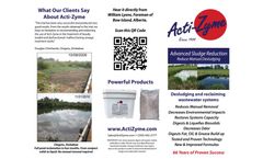 Acti-Zyme - Actively Treating and Restoring Wastewater Treatment Systems  - Brochure