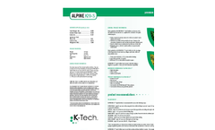 Alpine - Model K20-S - Liquid Fertilizer - Datasheet