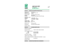 Alpine - Model K20-S - Liquid Fertilizer - MSDS