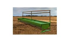Tuff - Pipe Fence Line Livestock Bunk Feeder