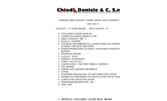Chioda Daniele - Grain Cart Brochure