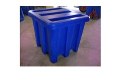 Waterproof Tote Storage Bin with Snap Over Lid
