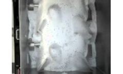 A&J Mixing Double Rotor Mixer - Salt with Plastic Pellets Center Loaded - Video