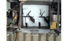 A&J Mixing Single Rotor Mixer - Salt and Plastic Pellets - Video