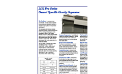 Garratt - Model 2410- 2512 - Gravity Table - Brochure