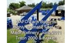 Triton`S Patented Kraken Pump (Drill Cuttings, HAFO Tank Bottoms) - Video