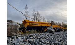 Humus - Model 8CTV - Wheeled Excavator Trailer