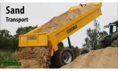 Stronga DumpLoada DL600 ??? Heavy Sand Transport with John Deere - Video