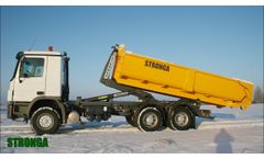 Stronga TruckLoada TL210DTT - Truck hook lift equipment with remote control operation Video