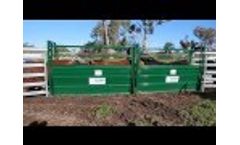 Q-Race | Adjustable Cattle Race | Cattle Equipment | Arrowquip - Video