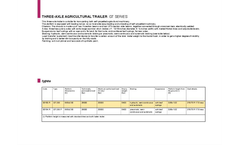 Ferruzza - Model GT Series - Three Axle Agricultural Trailer - Brochure