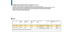 Ferruzza - Model RB Series - Tandem Axle Agricultural Trailer - Brochure