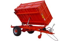 Ferruzza - Model NSR TM-PM Series - Single Drive Axle Agricultural Tipping Trailer