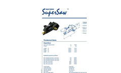 SuperSaw - Model 555S - Saw Unit Brochure