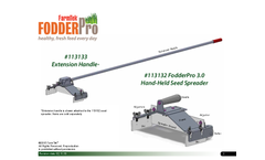 FodderPro - Model 3.0 - Hand Held Seed Spreader Brochure