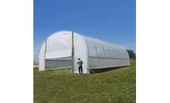 GrowSpan - Model Series 500 - Tall High Tunnels 20 W x 24 L 5.2 oz. w/Drop-Down Sides