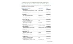 ICIA - Approved Conditioners Service - Brochure