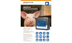 Argos - Model M - Iot Management System for Pigs - Brochure