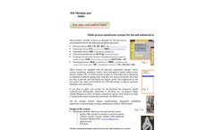 Multi-Process Membrane Systems for Lab and Industrial Tests- Brochure