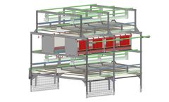 Hellmann - Model PRO 11 - Cage-Free Aviary with System Egg Belts
