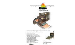 Egg – Jet Sprinter - Model R6 - Inline Egg Printing System Brochure