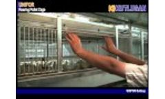 Unifor Rearing-Pullet Cages Video
