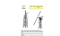 Feina - Model SF20 - Solar Tracker - Brochure