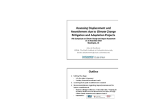 Assessing Displacement/Resettlement due to Climate Change Adaptation Projects