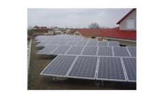 Raisable Bases Flat Roof PV System