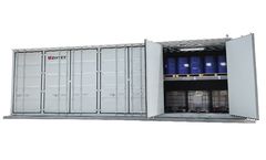 Huanawell - Model Shelf Type - Hazardous Chemical Temporary Storage Container