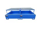 Model LWH - Steel Spill Containment Pallet for IBC Tank