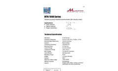 Monitran - MTN/2200T-4P Series - General Purpose Industrial Accelerometer Datasheet