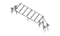 SunNet Ground - Steel Cable-Made Mounting System for Ground Photovoltaic Plants